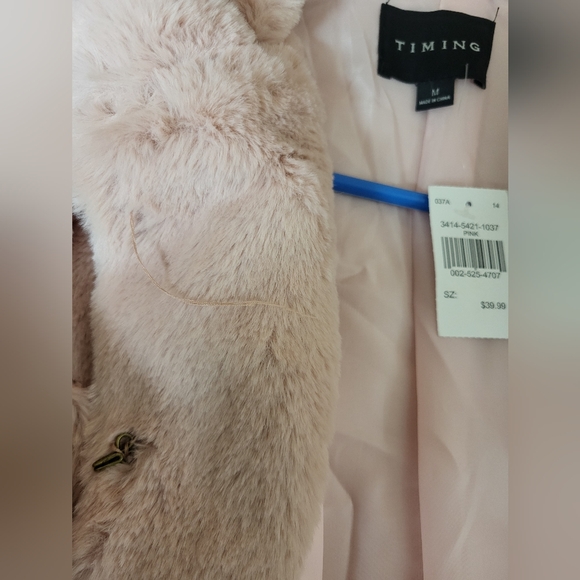 NWT Timing Pink velvet jacket - Picture 4 of 4